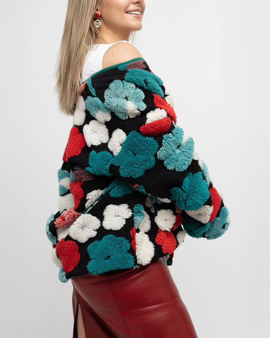 Floral Tufted Jacket - Soleil et étoiles
