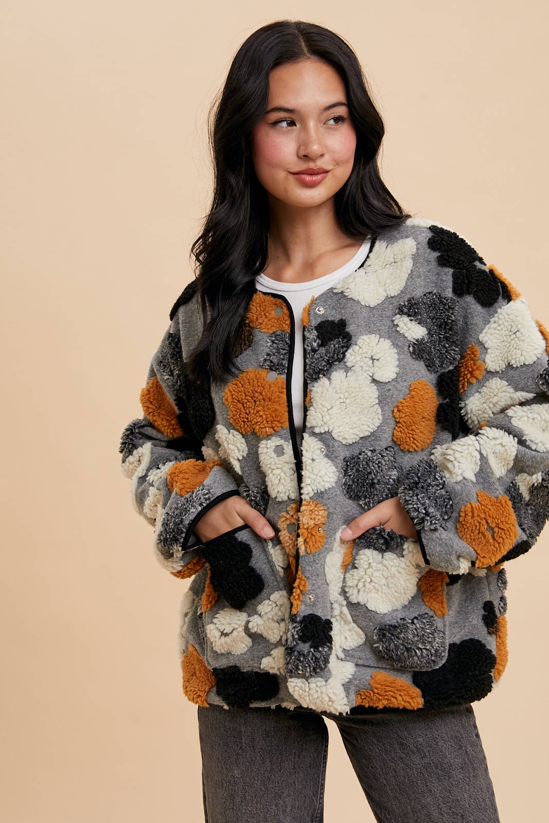 Floral Tufted Jacket