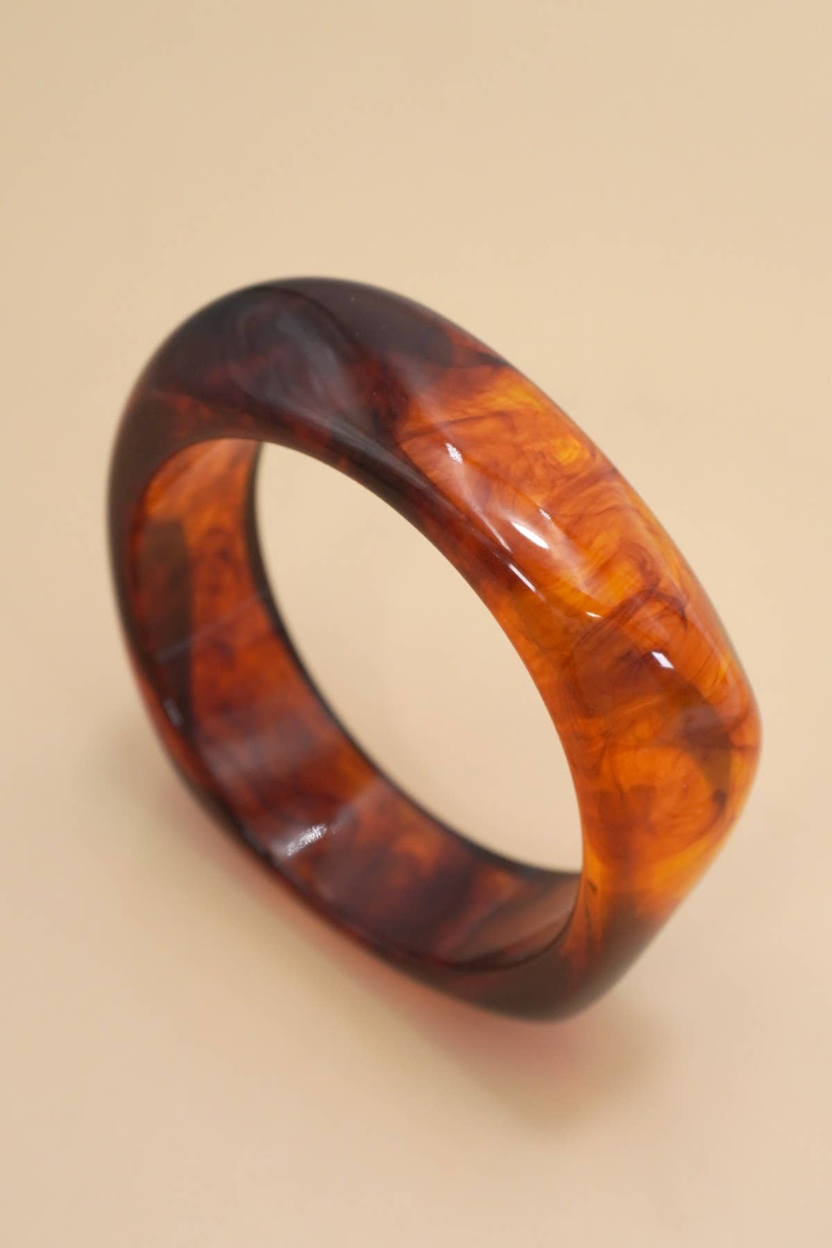 LUXURY IRREGULAR SQUARE SHAPE CUFF BANGLE | 40B5188 - Soleil et étoiles