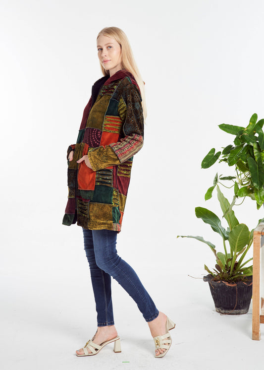 Long-Sleeves Jacket - Soleil et étoiles