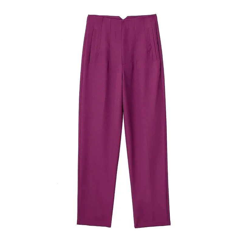 High waist Formal Pencil Trousers