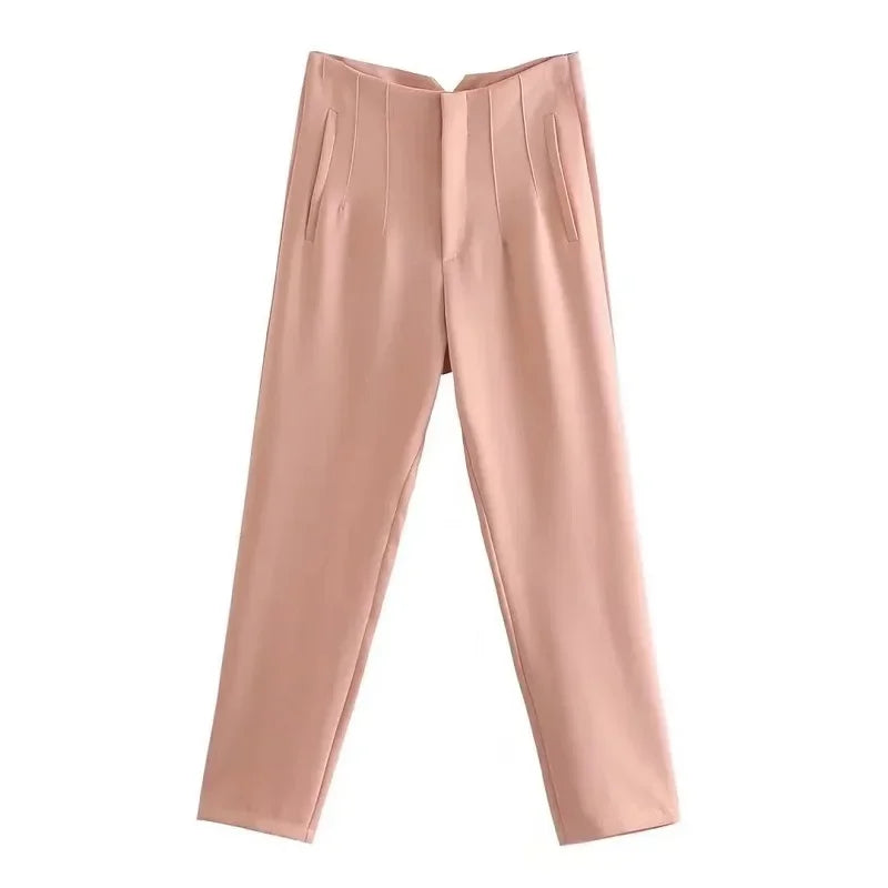 High waist Formal Pencil Trousers