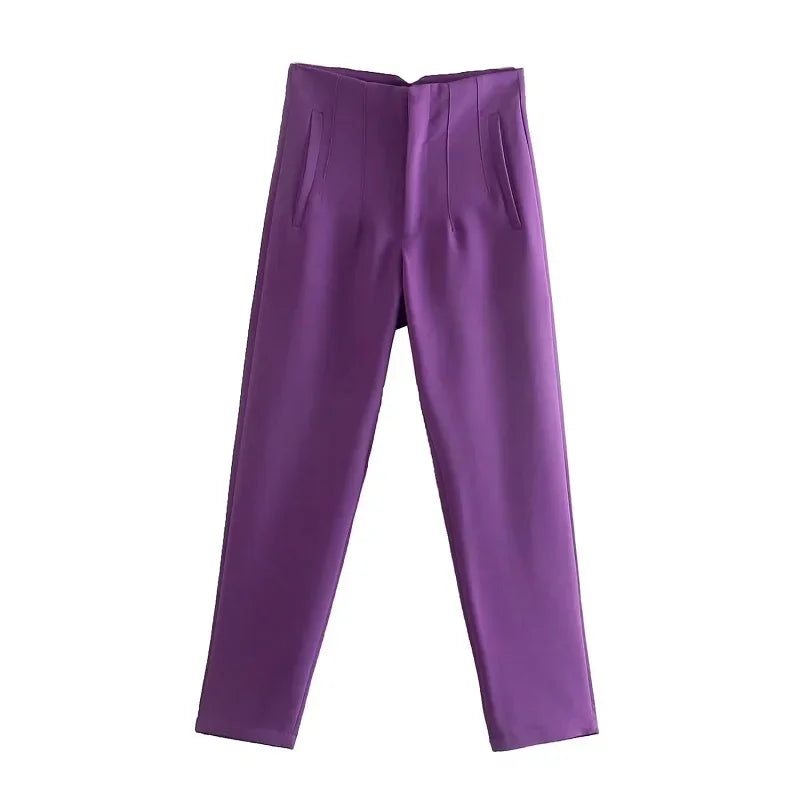 High waist Formal Pencil Trousers