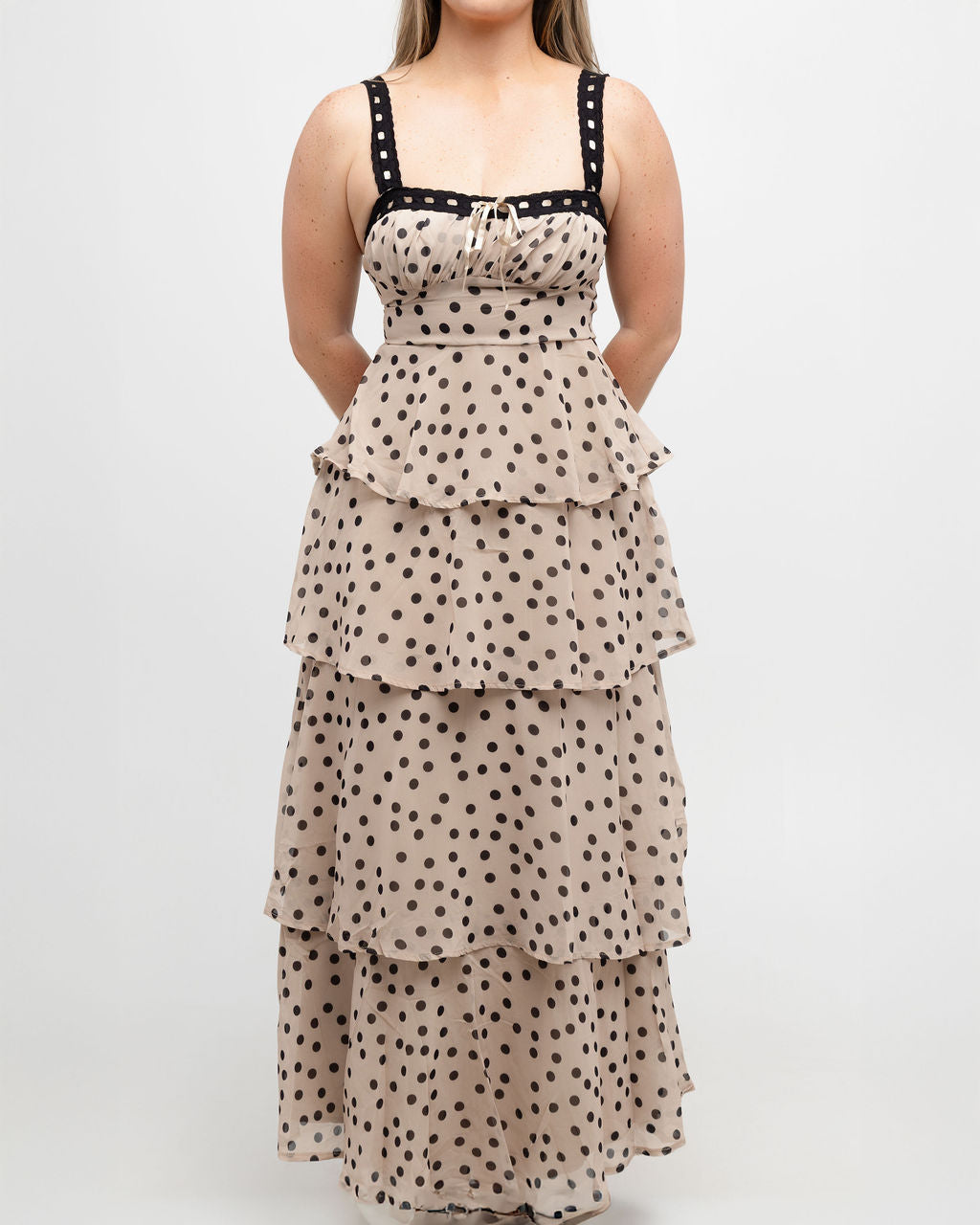 Polka dot maxi dress - Soleil et étoiles