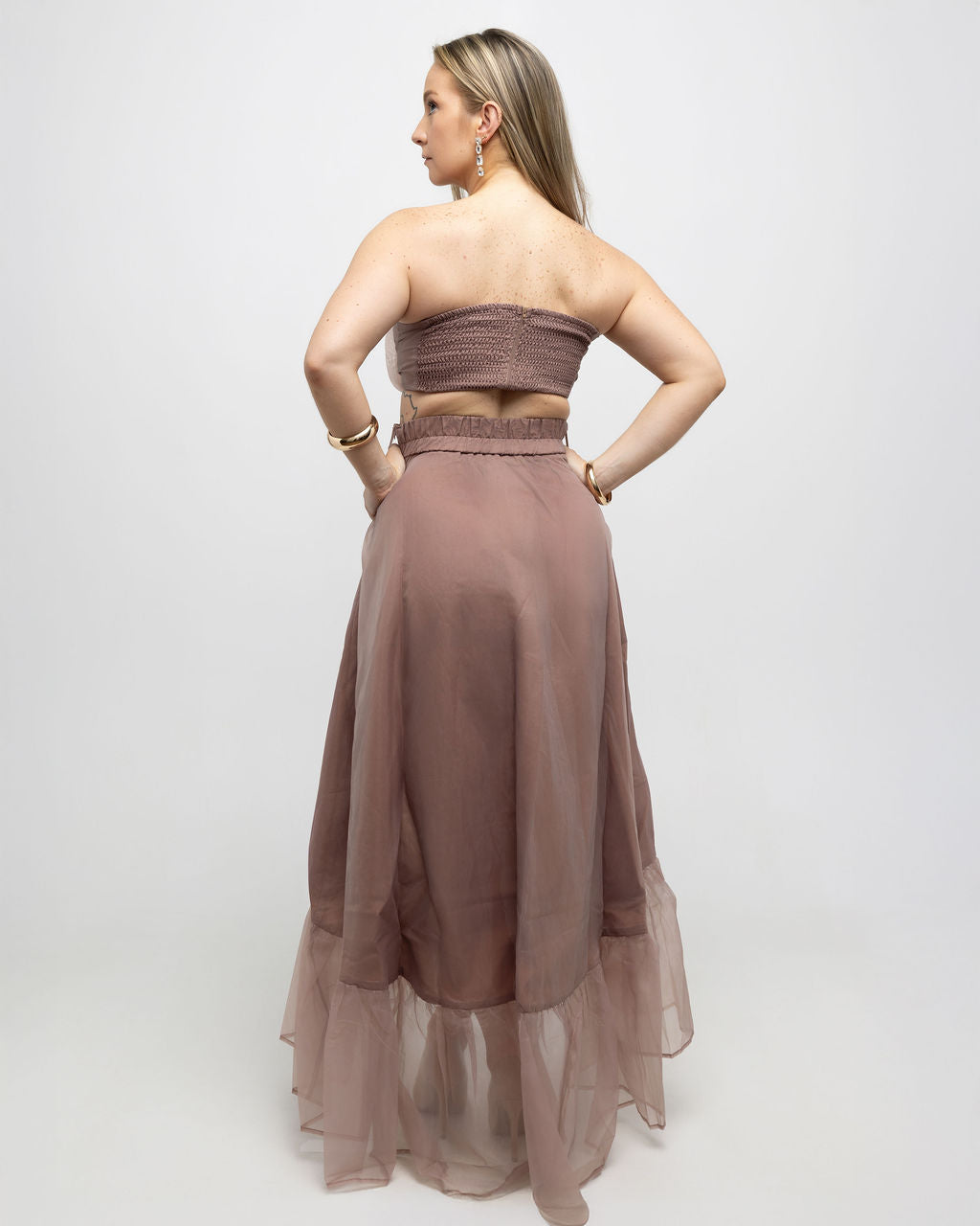 Flower top and micro panted skirt Set - Soleil et étoiles