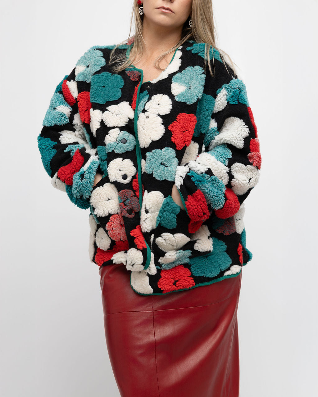 Floral Tufted Jacket - Soleil et étoiles