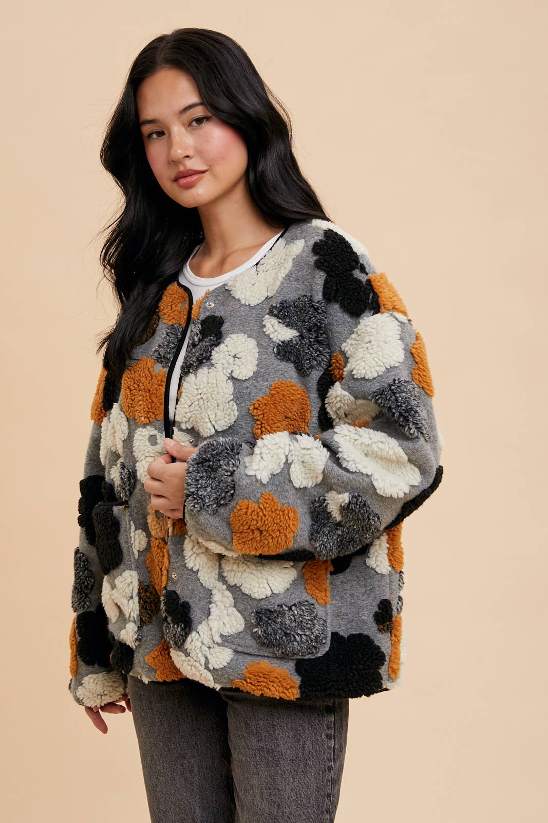 Floral Tufted Jacket