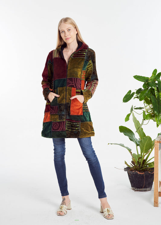 Long-Sleeves Jacket - Soleil et étoiles